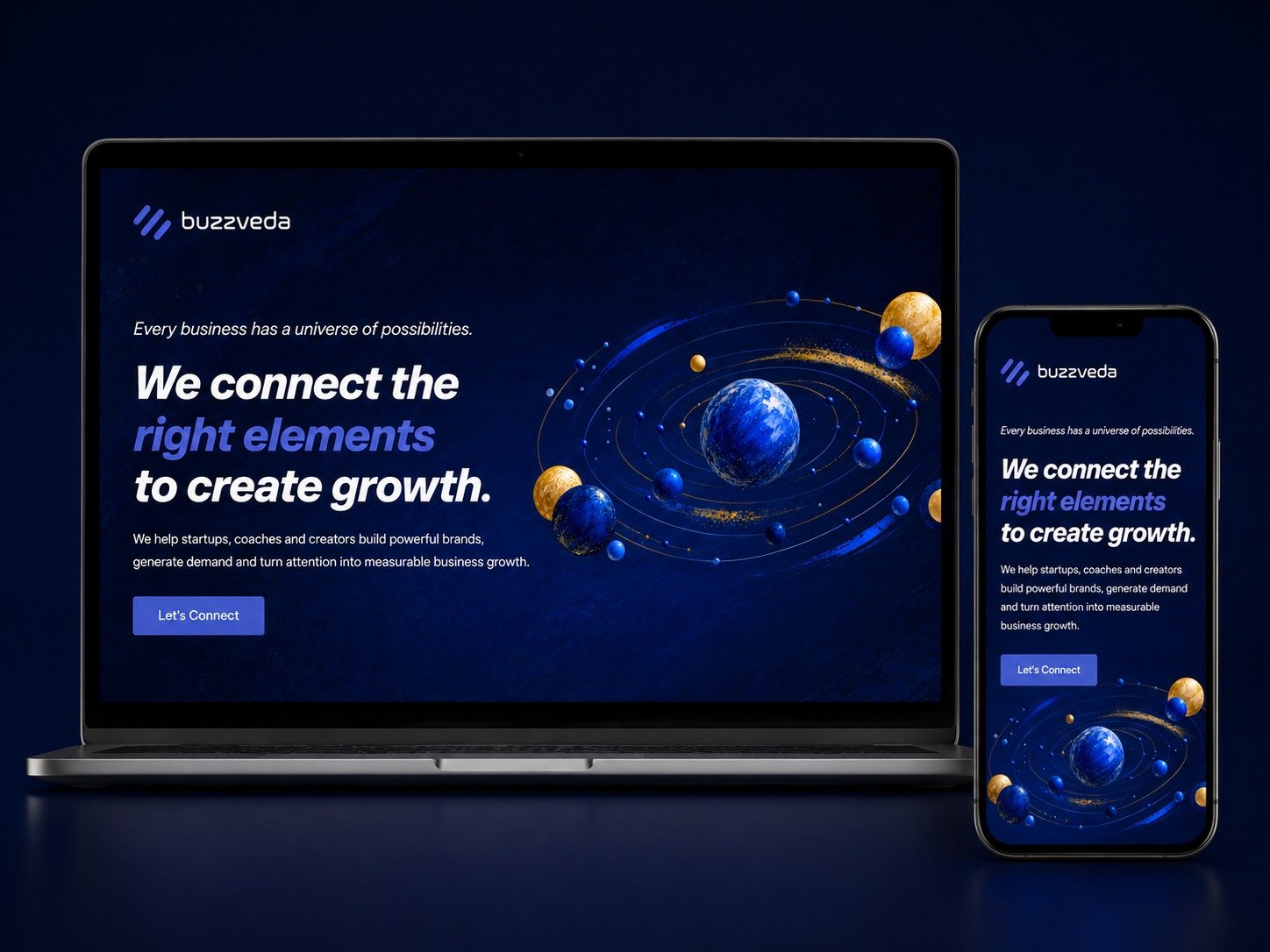 BuzzVeda Website Design